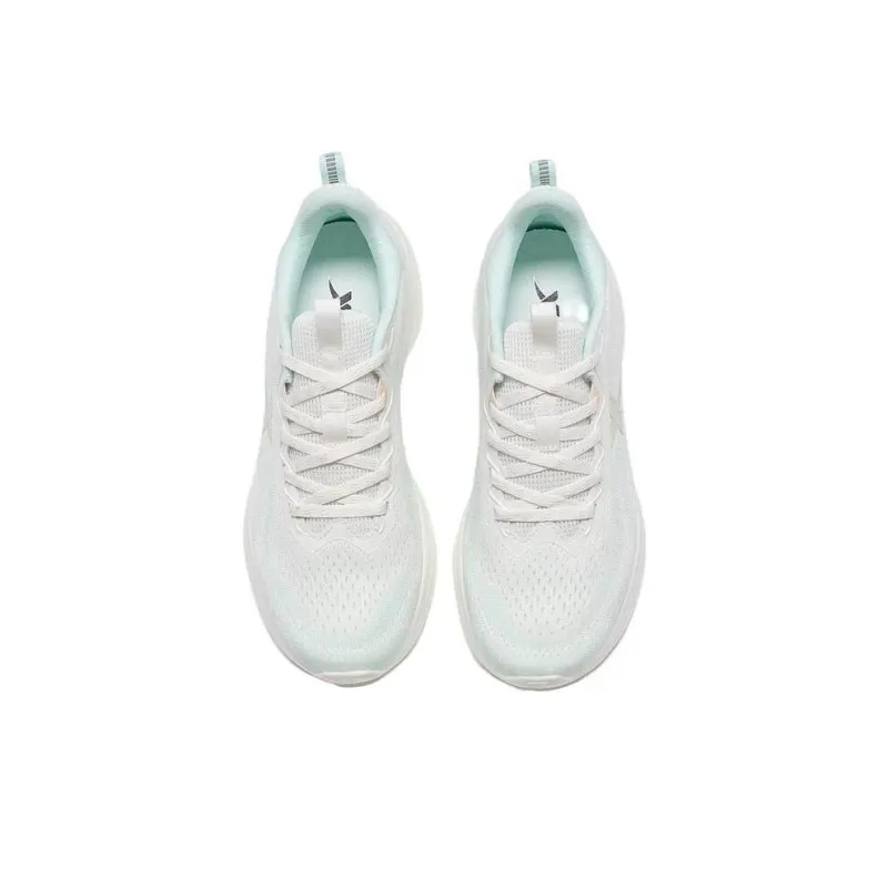XTEP Cushioning Anti-Slip And Wear-Resistant Low-Top Running Shoes Women's White Green-2