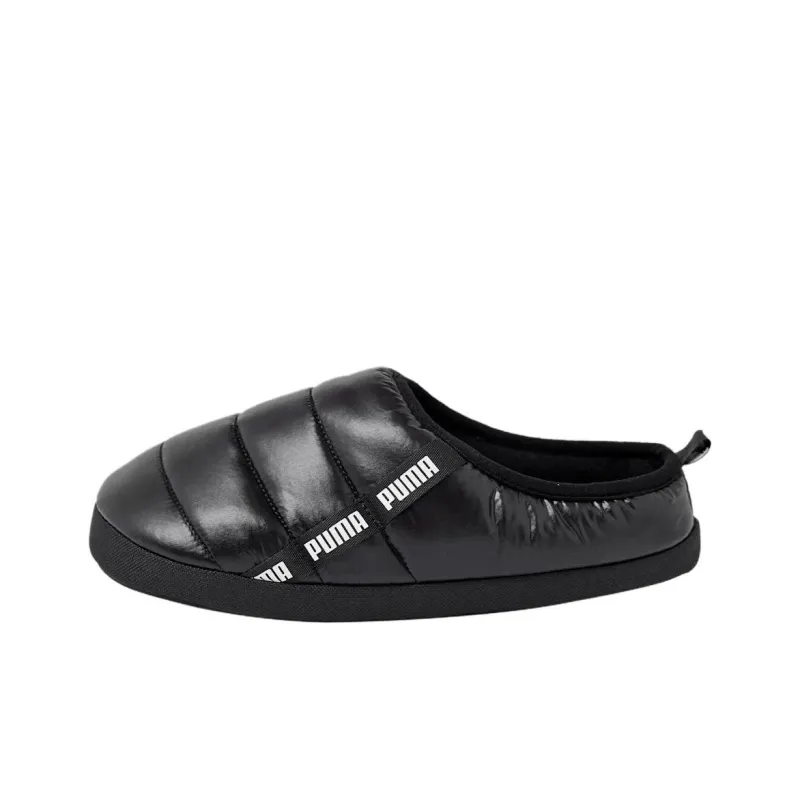 PUMA Rubber Sole Slip-Resistant Wrap-toe Slippers Unisex Black-0