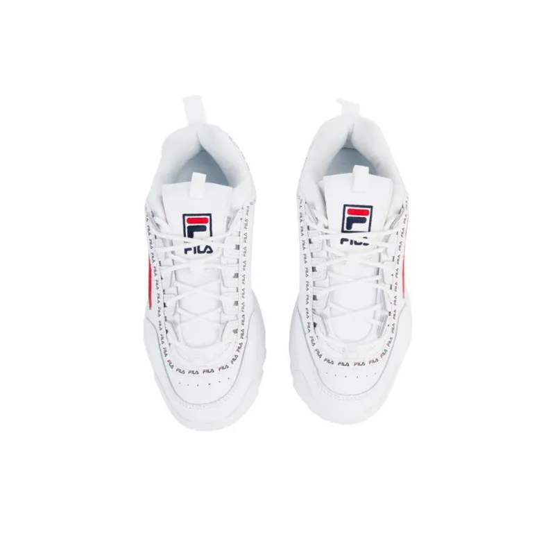 FILA Women's Disruptor 2 'White Navy Red'-4