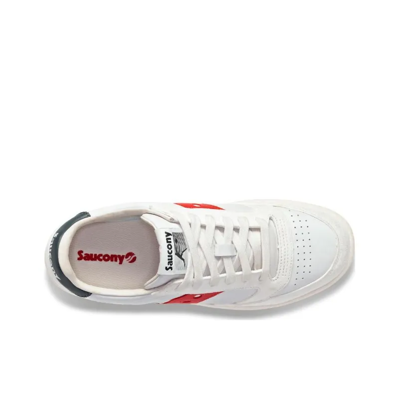 Saucony Jazz Court Premium White Red-3