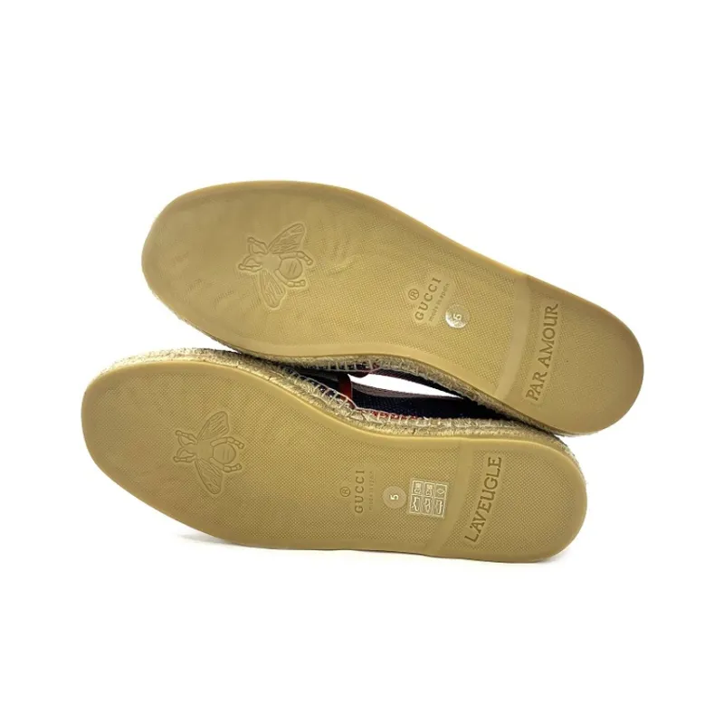 GUCCI Striped Espadrille 'Red White Blue'-5