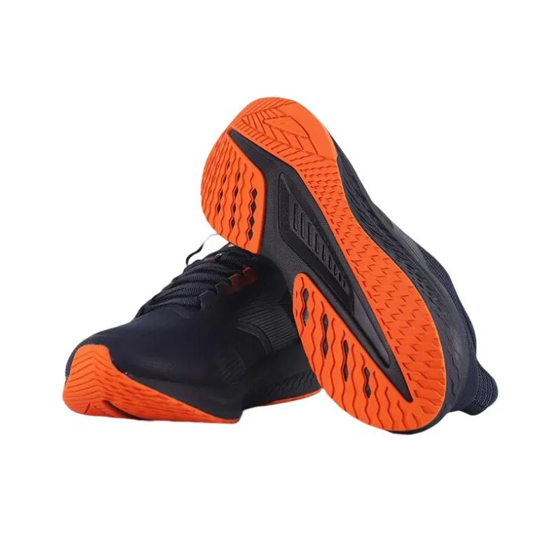 361° Cushioning Anti Slip And Wear Resistant Low Top Running Shoes Men's Blue Orange-3