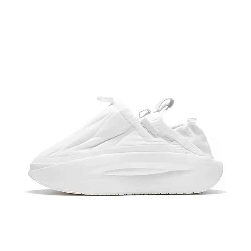 LiNing Cloud Travel Fluffy Cushioned Anti Slip And Wear Resistant Lightweight Low Top Sports Casual Shoes Men's Ecru-0