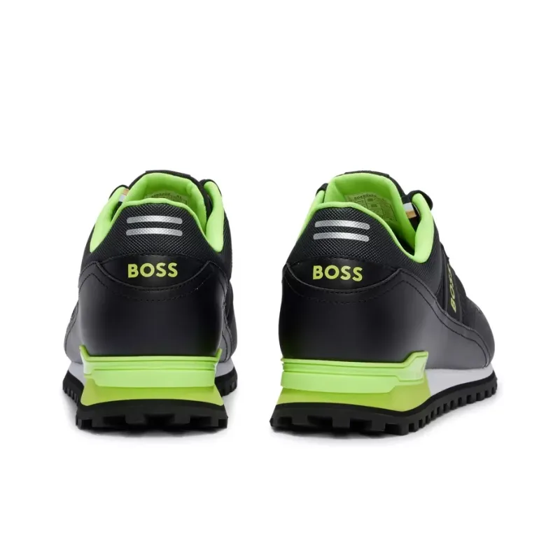 HUGO BOSS Wear-Resistant Low-Top Sports Casual Shoes Men's Black-3