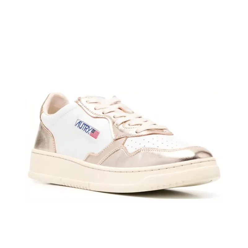 AUTRY Medalist Low Bicolor 'White Platinum'-2