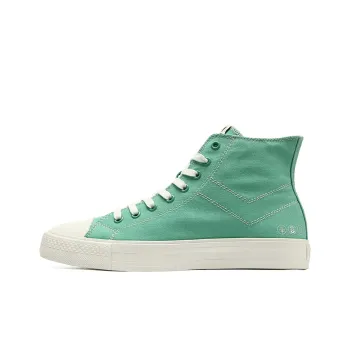 PONY Anti-Slip And Wear-Resistant Lightweight High-Top Canvas Shoes Unisex Fruit Green