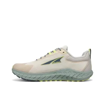Altra Anti Slip Wear Resistant Low Top Running Shoes Men's Gray Green