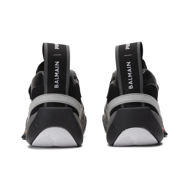 PUMA X Balmain Court Black High Risk Red-3