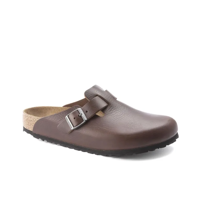 Birkenstock Boston Grip Leather Vintage Roast Brown-2