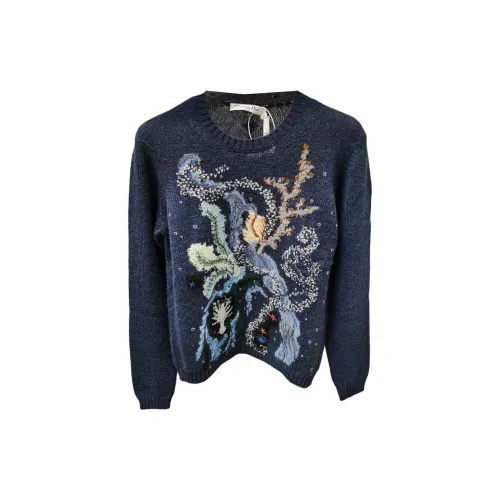 DIOR Cashmere Sweaters Women's Navy