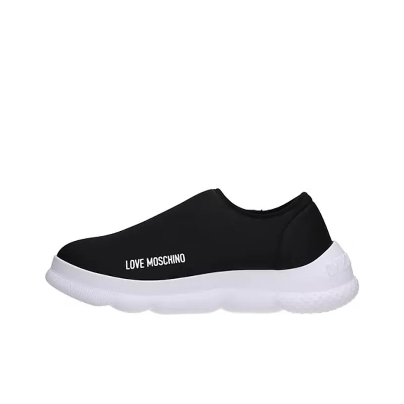 LOVE MOSCHINO Wear Resistant Low Top Sports Casual Shoes Women's Black-0