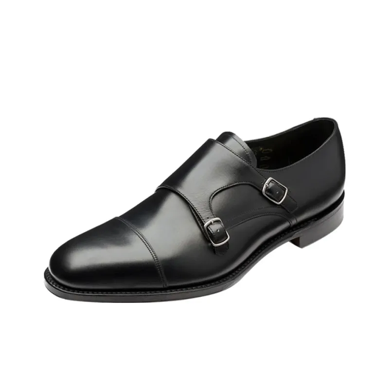 LOAKE Dress Shoes Men Low Top Black-1