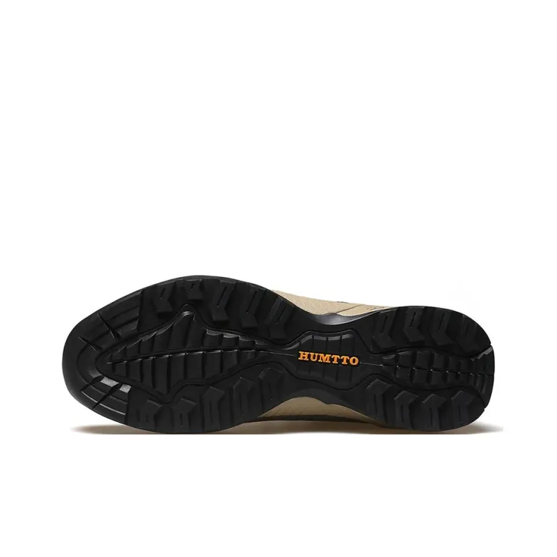 HUMTTO Pig Leather Water Repellent Cushioning, Slip Resistant, And Abrasion Resistant Low Top Outdoor Shoes Khaki-4