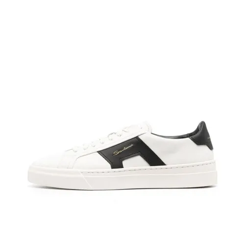 Santoni Leather Low-top Sneakers