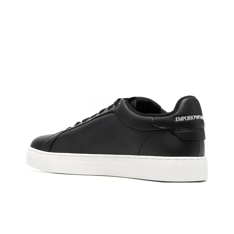 EMPORIO ARMANI Logo-print Lace-up Sneakers-4