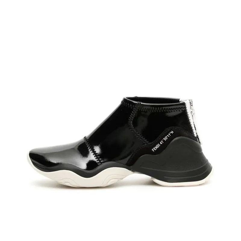 FENDI Women's FFluid High 'Glossy Black'-0