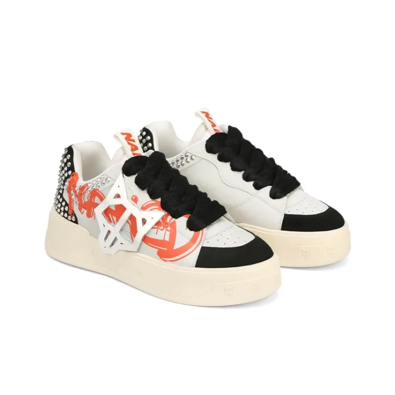 Naked Wolfe Kosa Graffiti Low-top Sneakers-2