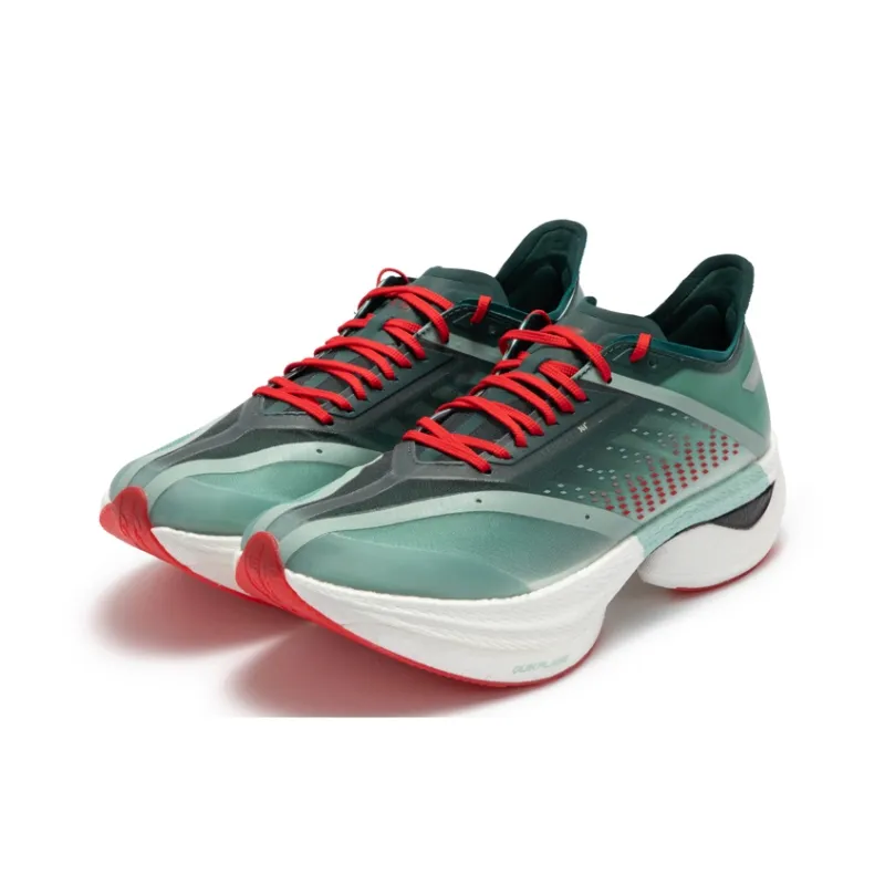 361° United Cushioning Anti Slip And Wear Resistant Lightweight Rebound Low Top Running Shoes Unisex Sago Green-3