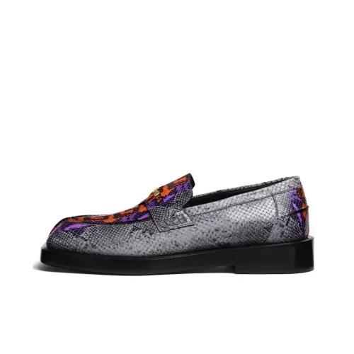 FANSIZHE Men's Casual Shoes Men's Gray Orange Purple
