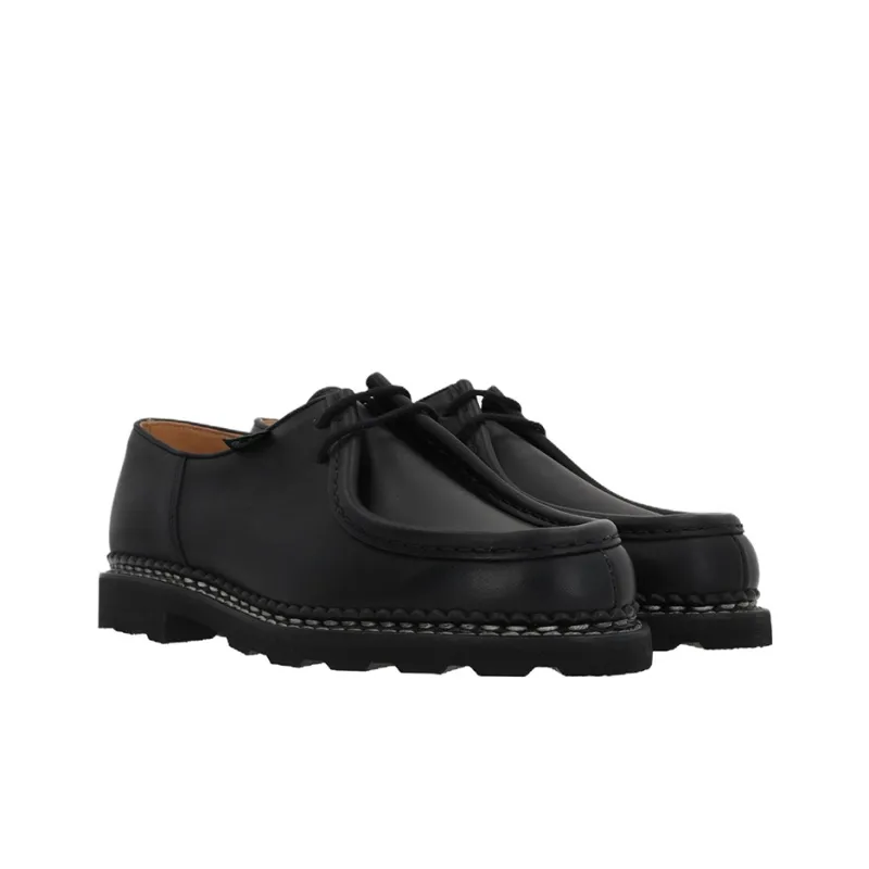 Paraboot Michael Round Toe Lace Up Shoes-1