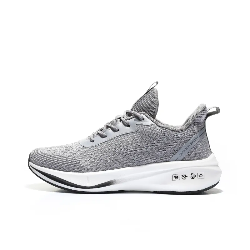 GERTOP Running Shoes Men Low Top Black Red, Black White, Blue, Gray, White-14