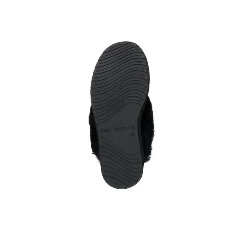 EMU Australia Wrap-toe Slippers Women's Black-5