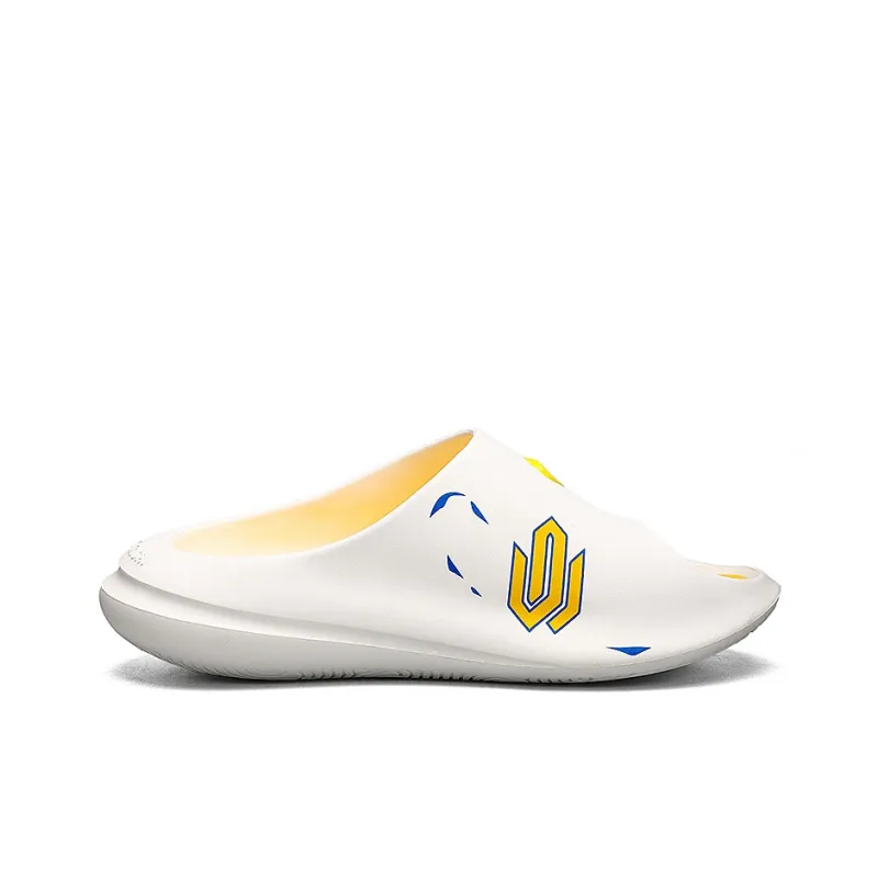 PEAK Very Small Fat Drag Slide Slippers Men White-1