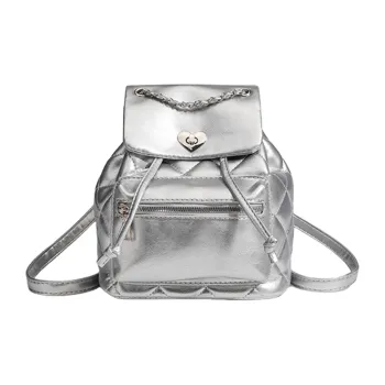 NX DOUGHNUT PU Backpack Regular Women's Silver/Black