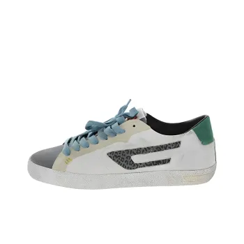 DIESEL Stylish Skateboarding Shoes Women's White Gray