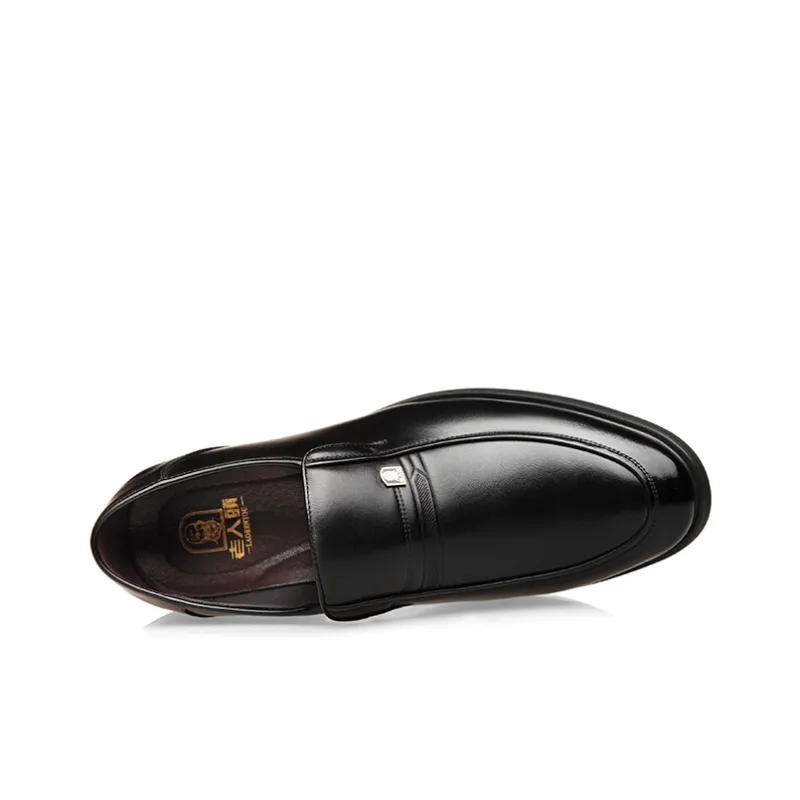 LAORENTOU Dress Shoes Men Low Top Brown-2