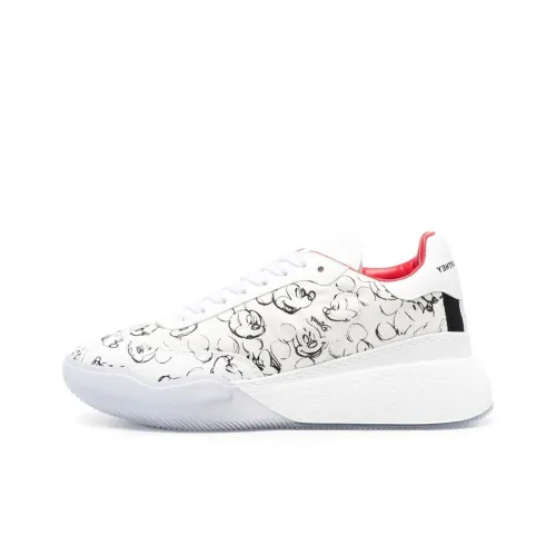 Stella McCartney Mickey Mouse Casual Shoes Women's White