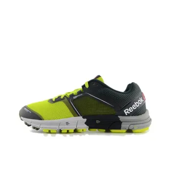 Reebok Cushioning Anti-Slip And Wear-Resistant Low-Top Running Shoes Men's Yellow