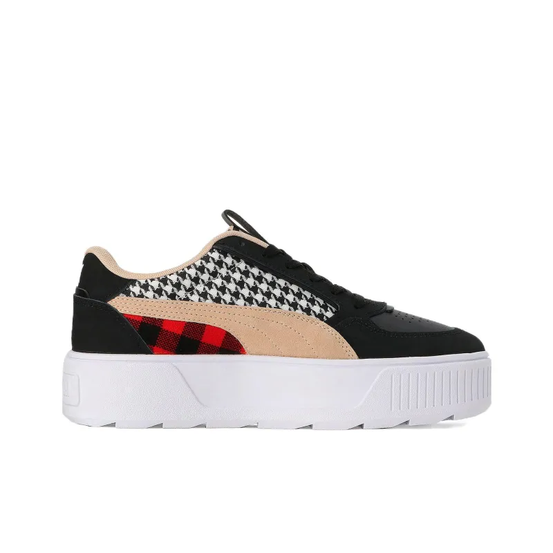 PUMA Karmen Carmen Liber Anti-Slip Wear-Resistant Low-Top Skateboard Shoes Women's Black Brown-1
