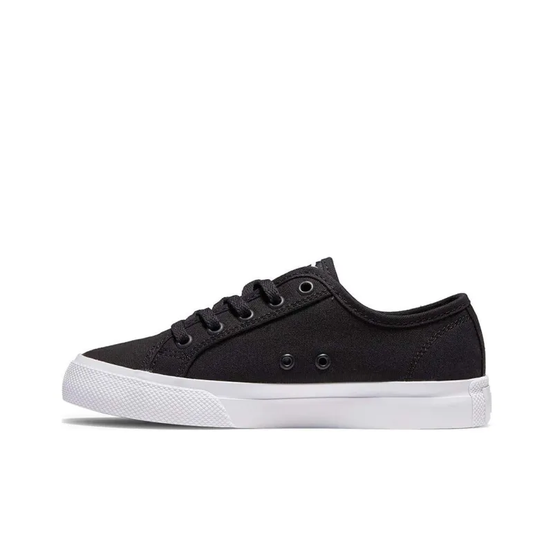 DC Shoes Shock Absorbers With Slip Resistant And Abrasion Resistant Properties Low Top Canvas Shoes Women's Black-0