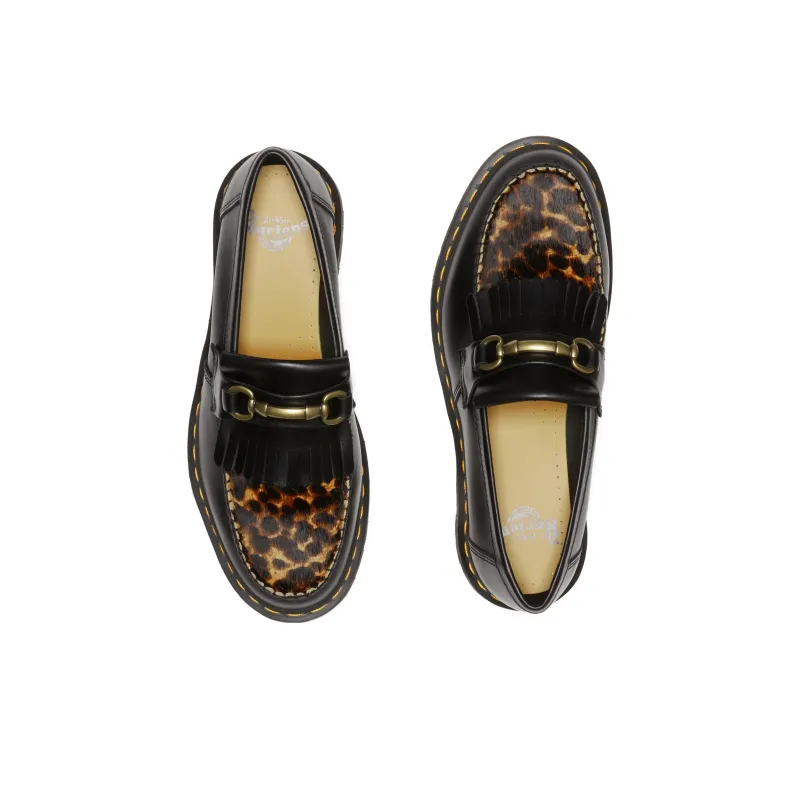 Dr. Martens Adrian Snaffle Hair On Loafer Micro Leopard-3