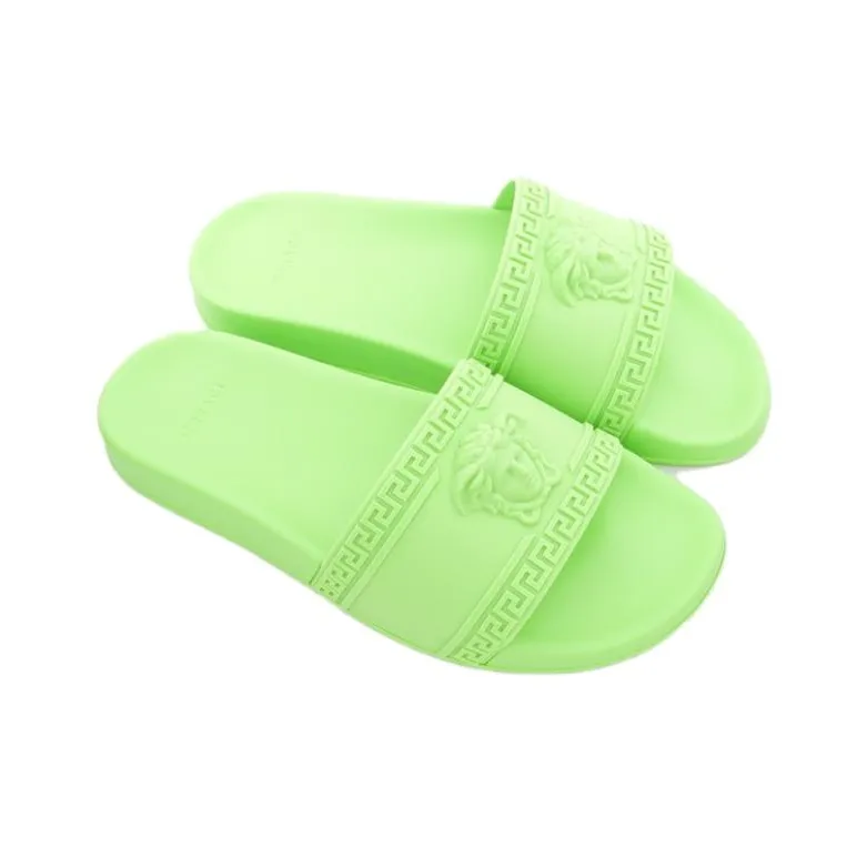 VERSACE Palazzo Medusa Pool Slide 'Citron'-2