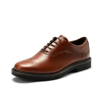 Ecco Dress Shoes Men Low Top Brown
