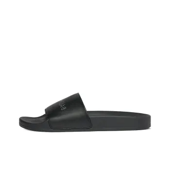 Balenciaga Rhinestone-logo Pool Slides