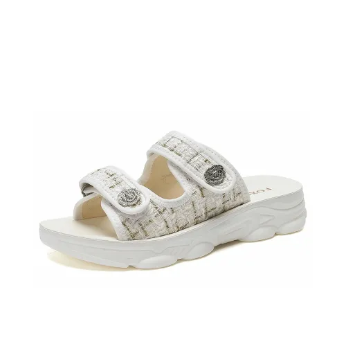 FOXER Slide Slippers Women's White