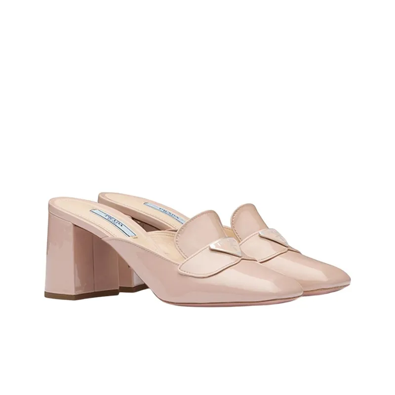 PRADA Odor-Resistant Wrap-toe Slippers Women's Pink-2