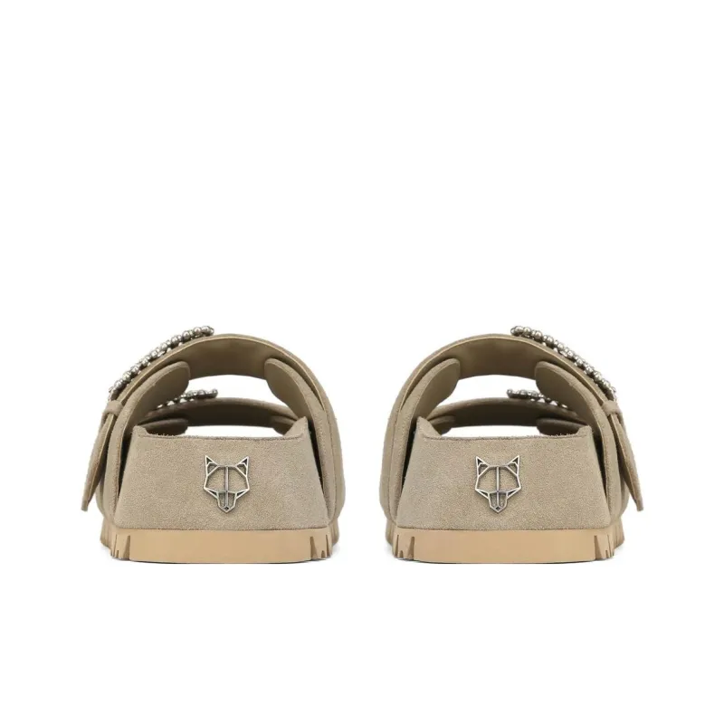 Naked Wolfe Other Abrasion-Resistant Slide Slippers Women's Umber-3