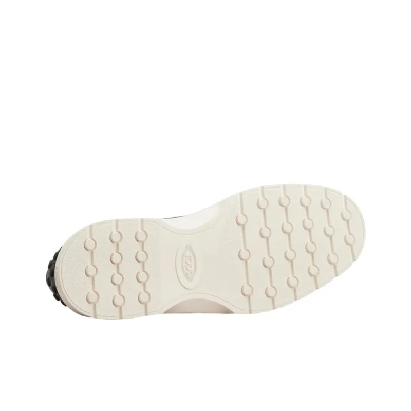 TOD'S Slipper Monogrammed Leather Loafers-4