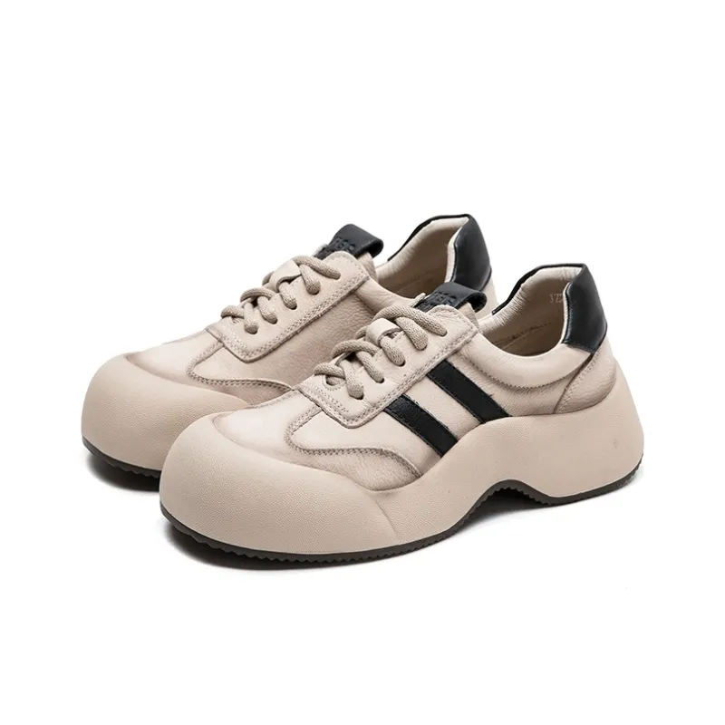 Yao Qia Height Increasing Lightweight Low Top Skateboard Shoes 4.5cm Women's-8