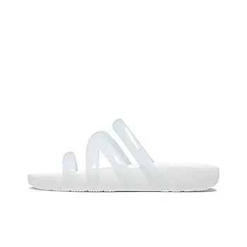 Crocs Splash Glossy Strappy Sandal 'White' Women's