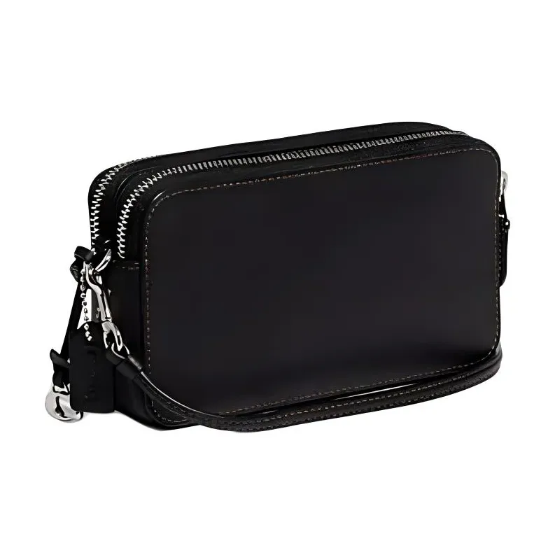 COACH All White Rabbit Collaboration Kira Cow Leather Shoulder Bag Crossbody Bag Small Size Women's Black-1