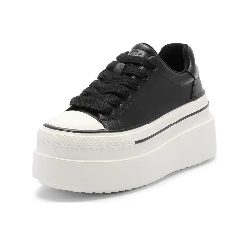C°BANNER Low Top Skateboard shoes Bold Women's Black