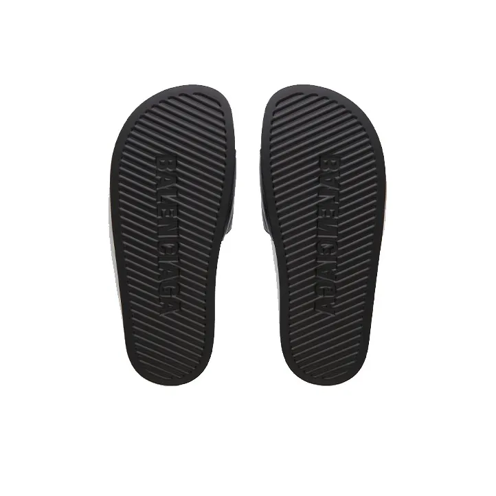 Balenciaga Rhinestone-logo Pool Slides-5