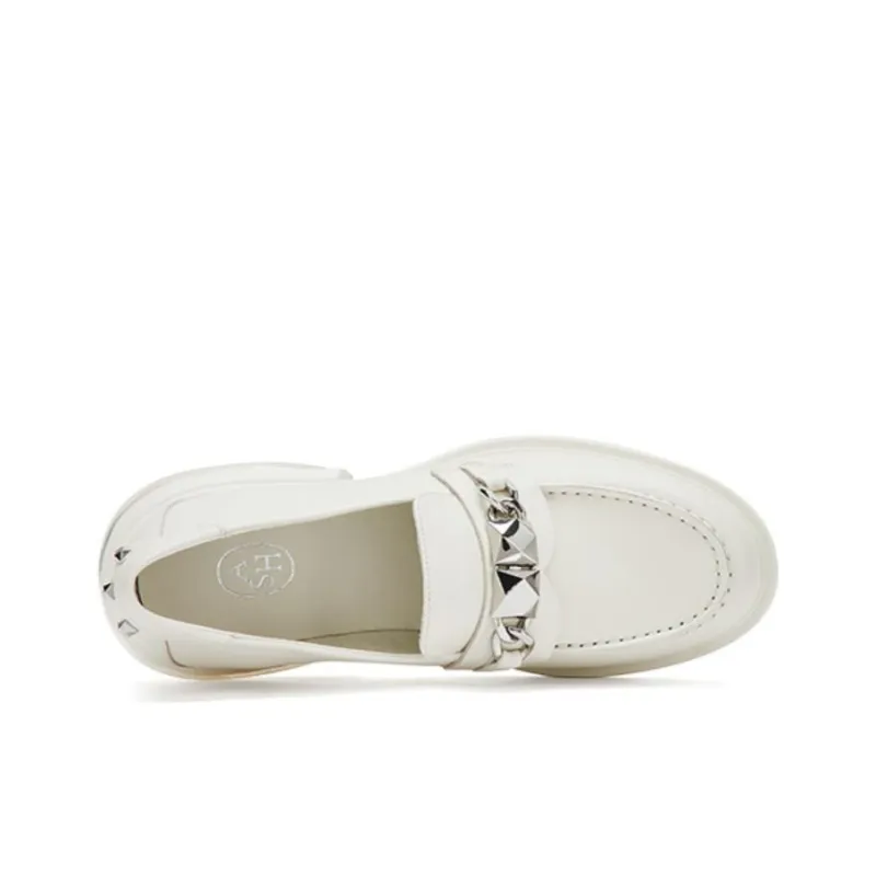 ASH Loafers Women's Low-Top Gray White-2