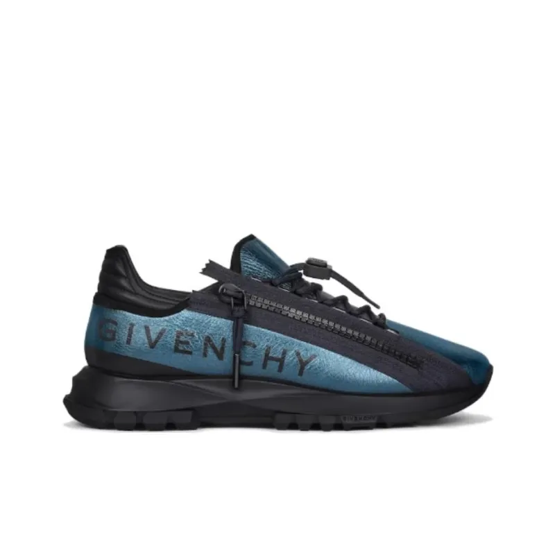 GIVENCHY Wear-Resistant Low-Top Running Shoes Men's Blue-1