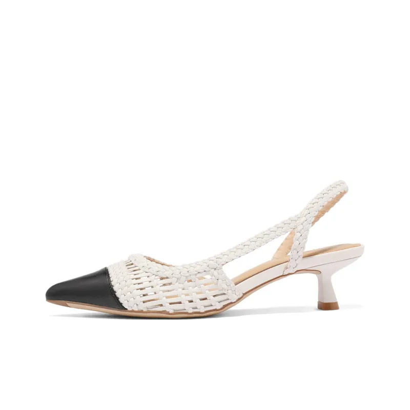 BELLE Slim Heel High Heels 4.5cm Women's Apricot, Ecru-5